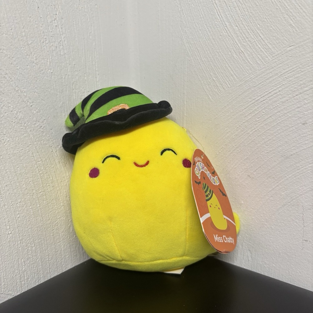 Original Squishmallows 5" Miss Chatty The Ghost Plush Halloween